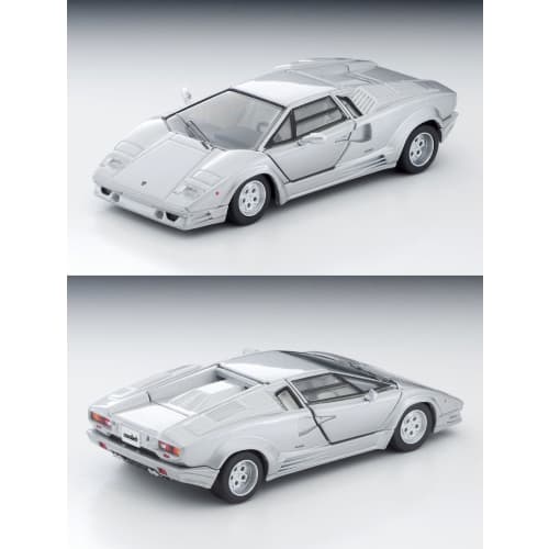 Tomytec Tomica Limited Vintage Neo LV-N Lamborghini Countach 25th Anniversary Silver Finished Product