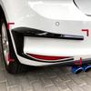 1 Paar Auto Heckstoßstange Splitter Canard Heckleuchten Spoiler Bremsleuchten Zierleiste für VW Golf 7 7.5 MK7 MK7.5 GTI R GTD R400 2012-2020