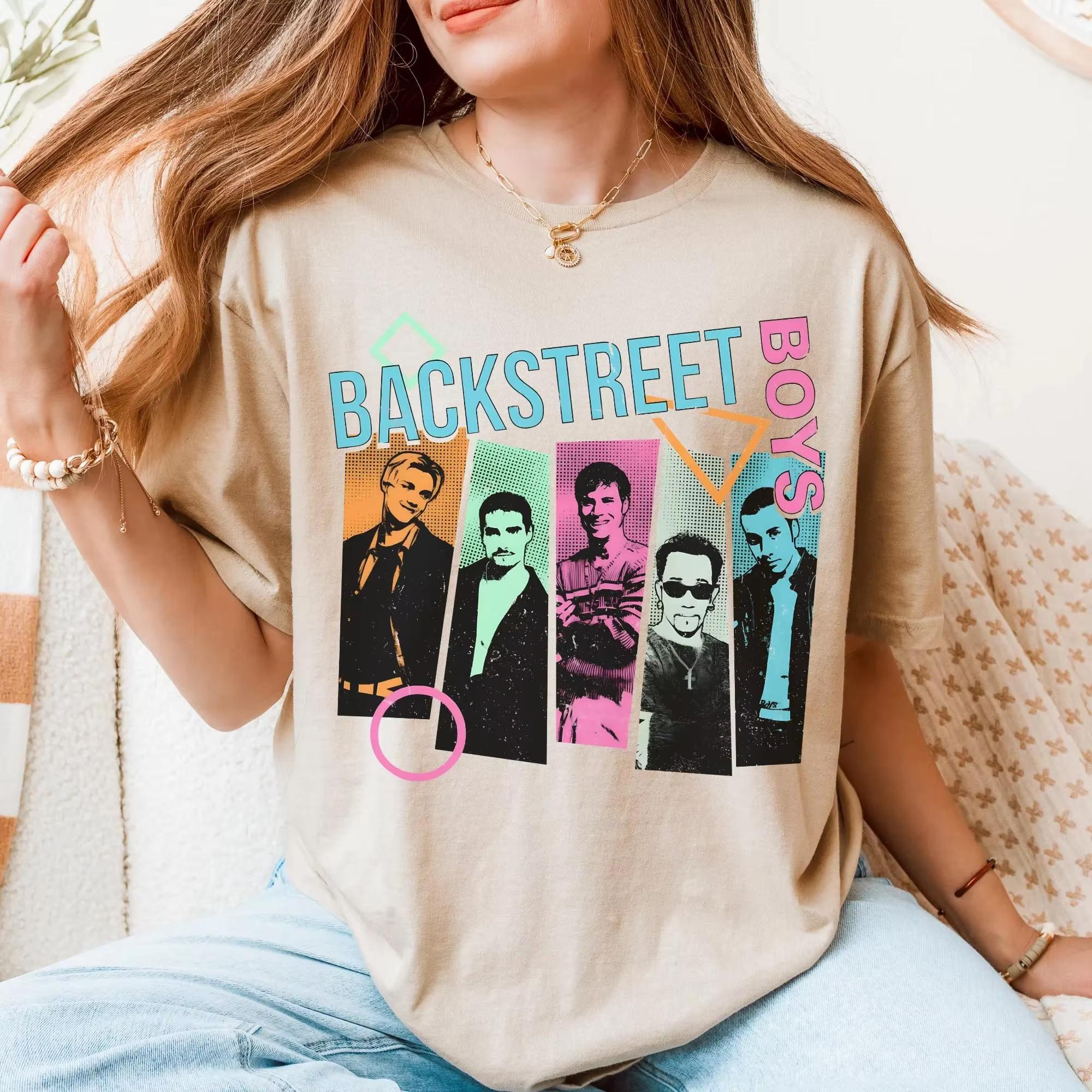 

Bring Memory Back Street Unisex WOMEN Boys Girls 7 TShirt Bring Memory Back Backstreet Boy Band BSB Rock Shirt Vintage Pop Shirt 4XL