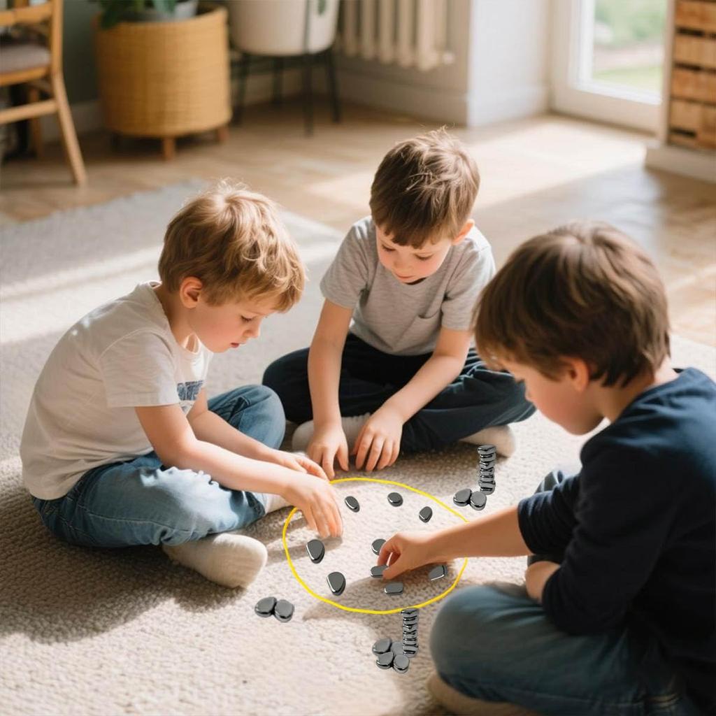 TAETOE Magnetic Chess Family Table Magnetic Party Nonaga Board Strategy Game for Adults Brain Training Game, Game, Game, Toy, Game, Game, & Kids,