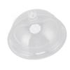 Food Cover Acrylic Transparent Thickened Fall Resistant Dustproof Food Preservation Cover with Handle 21cm