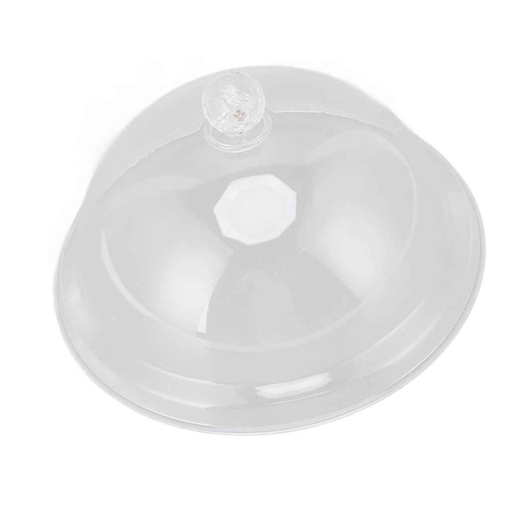 Food Cover Acrylic Transparent Thickened Fall Resistant Dustproof Food Preservation Cover with Handle 21cm