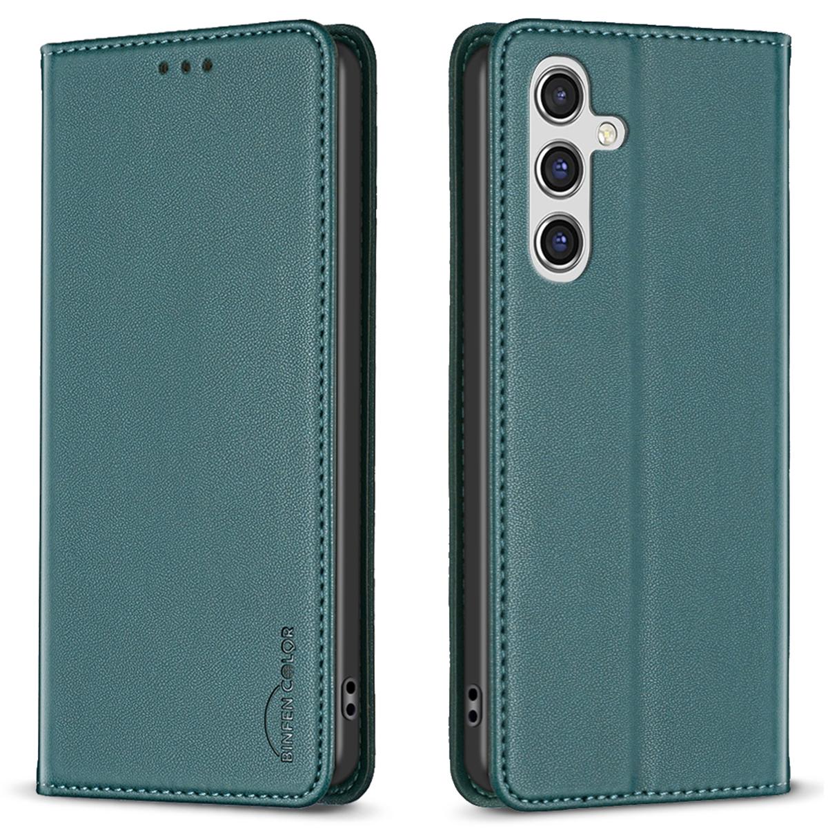 

BINFEN COLOR BF18 For Samsung Galaxy A36 5G Leather Case Card Slots Phone Cover A