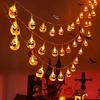 Halloween Pumpkin String Light Battery Operated LED Decoration Lamp Horror Atmosphere Light For Festival Party Bar&Haunted House
