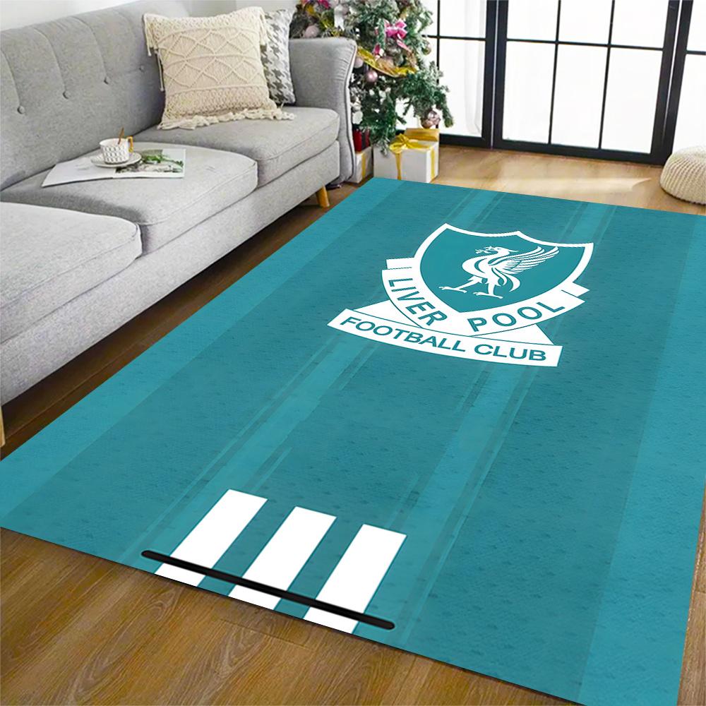 Liverpool Football Club Themed Floor Mat Nonslip Mat Decorative For Living Room Game Room Doormat Machine Washable Vintage Decorative