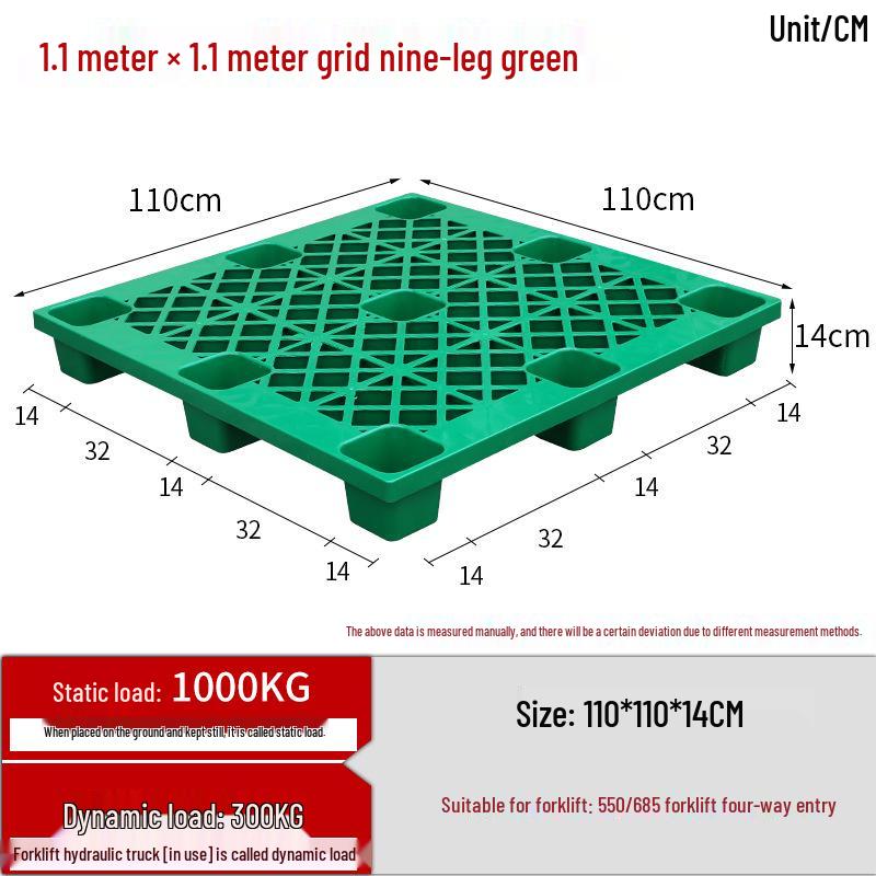 Moisture-Proof Plastic Forklift Pallet Stand
