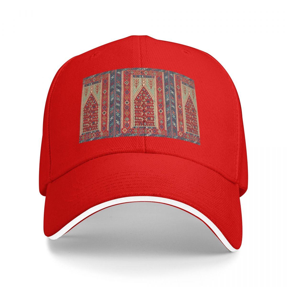 

Antique Turkish Carpet Kilim Print Baseball Fashion Baseball Hats Breathable Casual Casquette Outdoor For Mens And Womens One Size