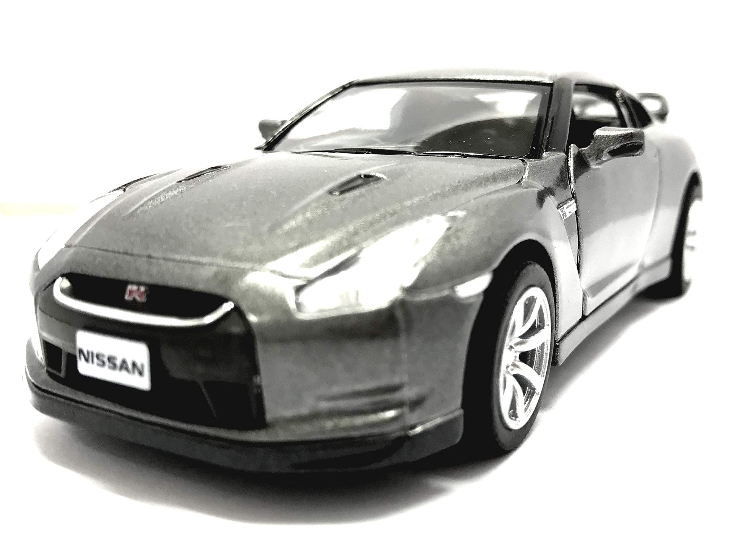 

KiNSMART R35 Pullback Mini Car Grey 1/36 2009NissanGT-R