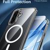 Transparent TPU With Magnetic Protective Shockproof Case For Samsung Galaxy A56/A55/A54/A36/A35/A16/A15-Clear