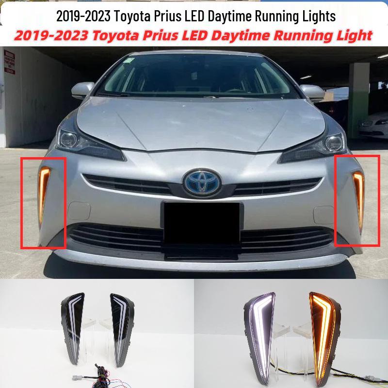 Flowing LED Daytime Running Lights for 2019-2023 Toyota Prius