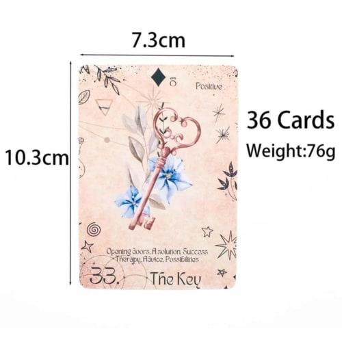 Modern Lenormand deck of 36 cards