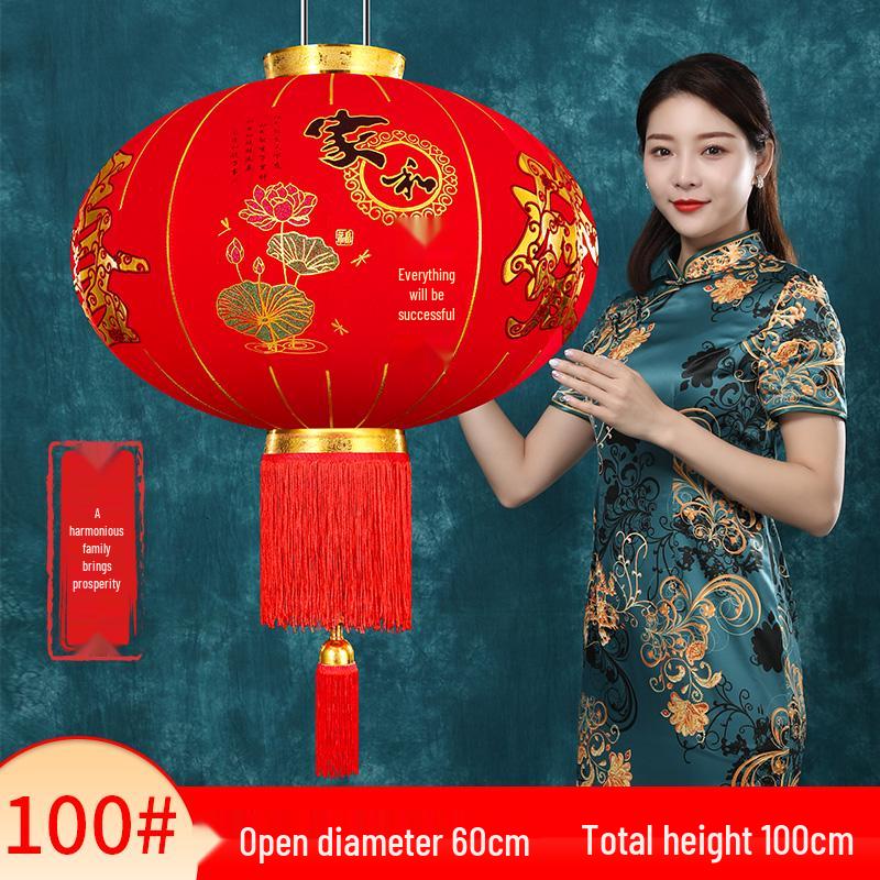 2025 Chinese New Year Large Red Lantern Decoration for Spring Festival & Housewarming, Outdoor Main Entrance.