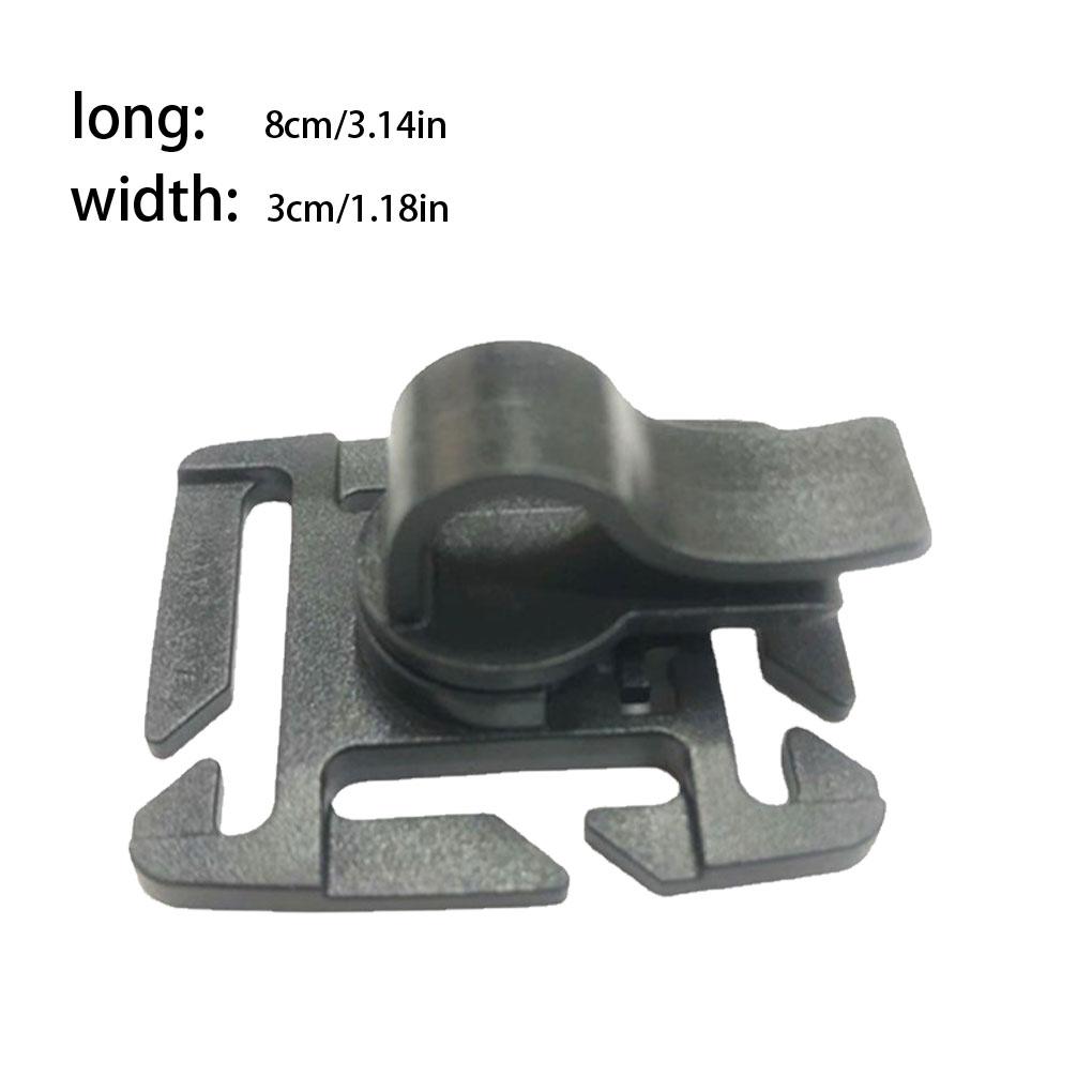 2 Pieces Water Clip Rotating Clips Fixing Fixture Carabiner D-shaped Buckle Accessory for Outdoor Camping Hiking