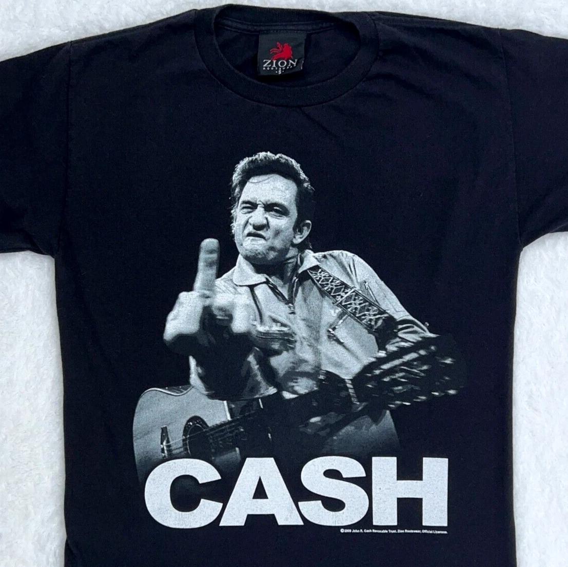 

2009 JOHNNY CASH T-Shirt XS/SMALL zion concert rocktour 4XL