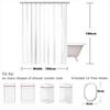Polyester Bathroom Curtain Thickened Floral Butterfly Curtain Rustic Shower Curtain  Home Decor