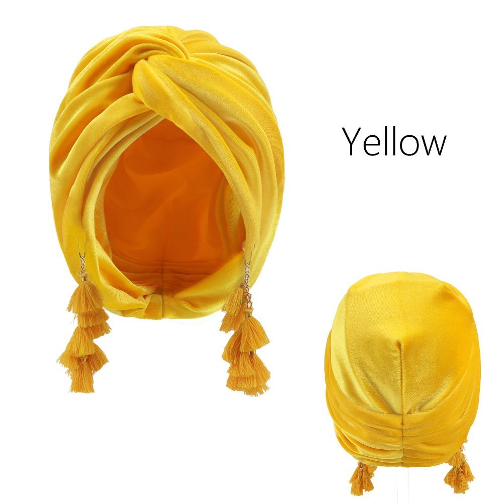 Solid Color Fashionable Fringe Hat Tassel Beanie Hat Simple Sunscreen Beach Hats Lady