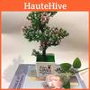 Artificial Peach Branch Flowering Plant With Plastic Material For Home Office And Event Use
