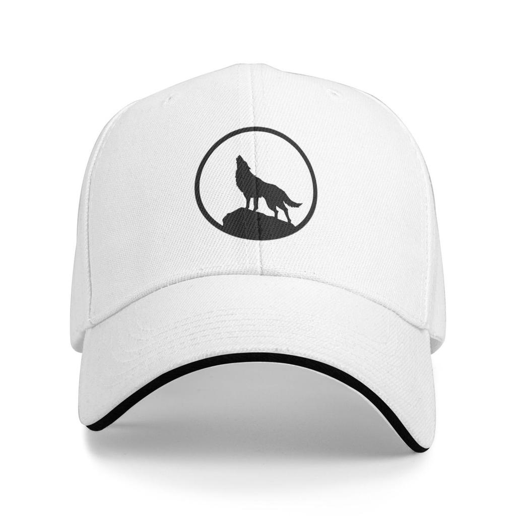 Wolf Howl Of A Wolf Baseball Caps Snapback Baseball Hats Breathable Casual Casquette Outdoor Unisex