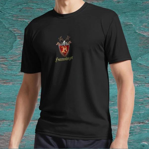 New Hunsinger Logo Active T-Shirt Logo American T-Shirt Funny Size S to 5XL 3XL
