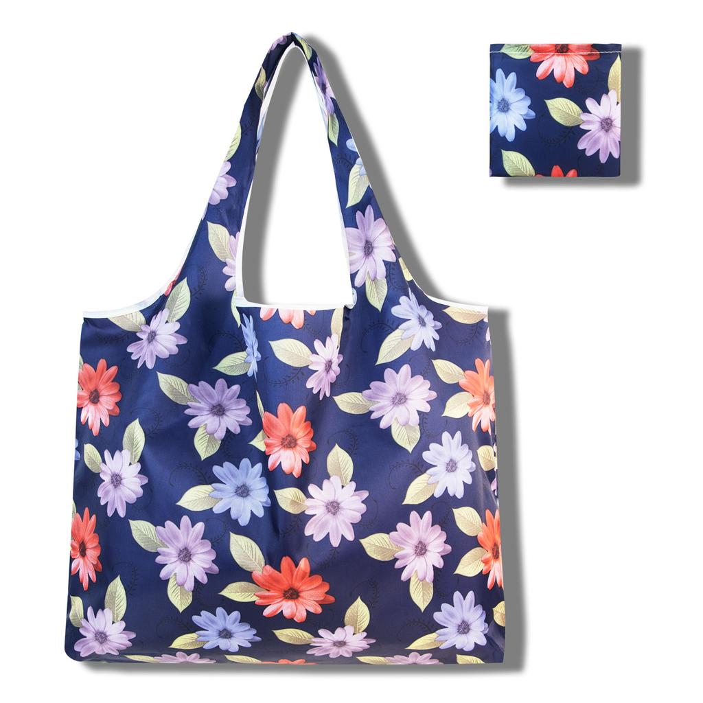 Large Cartoon Foldable Portable Shopping Bag, Large Capacity Tote Bag