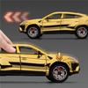 1/24 Lamborghini URUS SUV Alloy Electroplating Sports Car Model Diecast Metal Racing Vehicles Car Model Simulation Sound Light Kids Toy Gift