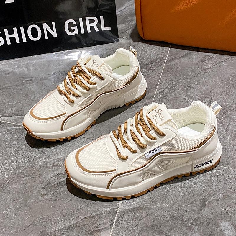 Thick-soled Dad Forrest Gump Shoes Women's Explosion 2025 New Korean Version of the Same Casual Running Sports Shoes 5032