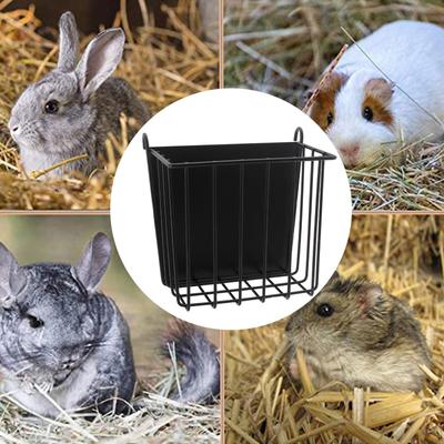 Hay Feeder for , Rack Iron Grass Dispenser Small Animal Feeding Holder Hamster, Bunny, Ferret,