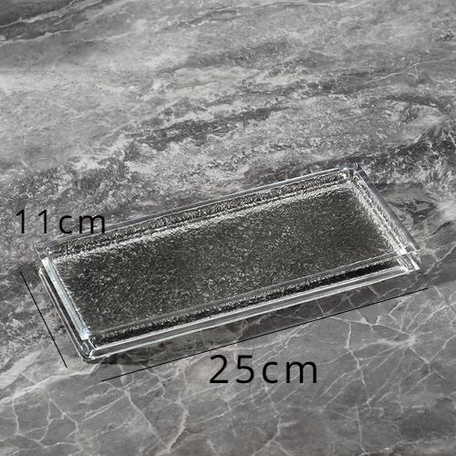 

1pc Resin Storage Tray Bathroom Storage Supplies Toiletry Storage Tray Home Accessories Desktop Key Tray Bathroom Products