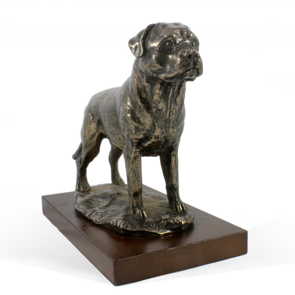 Rottweiler, Rott, Rottie III - Dog Statue, Figurine for Office, Trophy for Dog Show by Art-Dog Brand