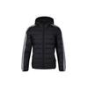 Neo Windproof Stay Warm Casual Hooded Zipper Down Jacket Black Men's GJ8784