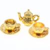 1 set golden tea set