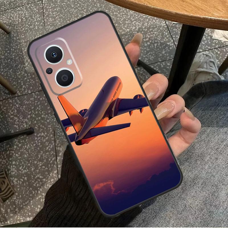 

Airplane Plane Aircraft For OPPO Reno 7 8 Lite 8T 14F 13F 11F 12F 10 11 12 13 14 Pro OPPO Find X9 X8 X5 X6 Pro Case OPPO Reno13