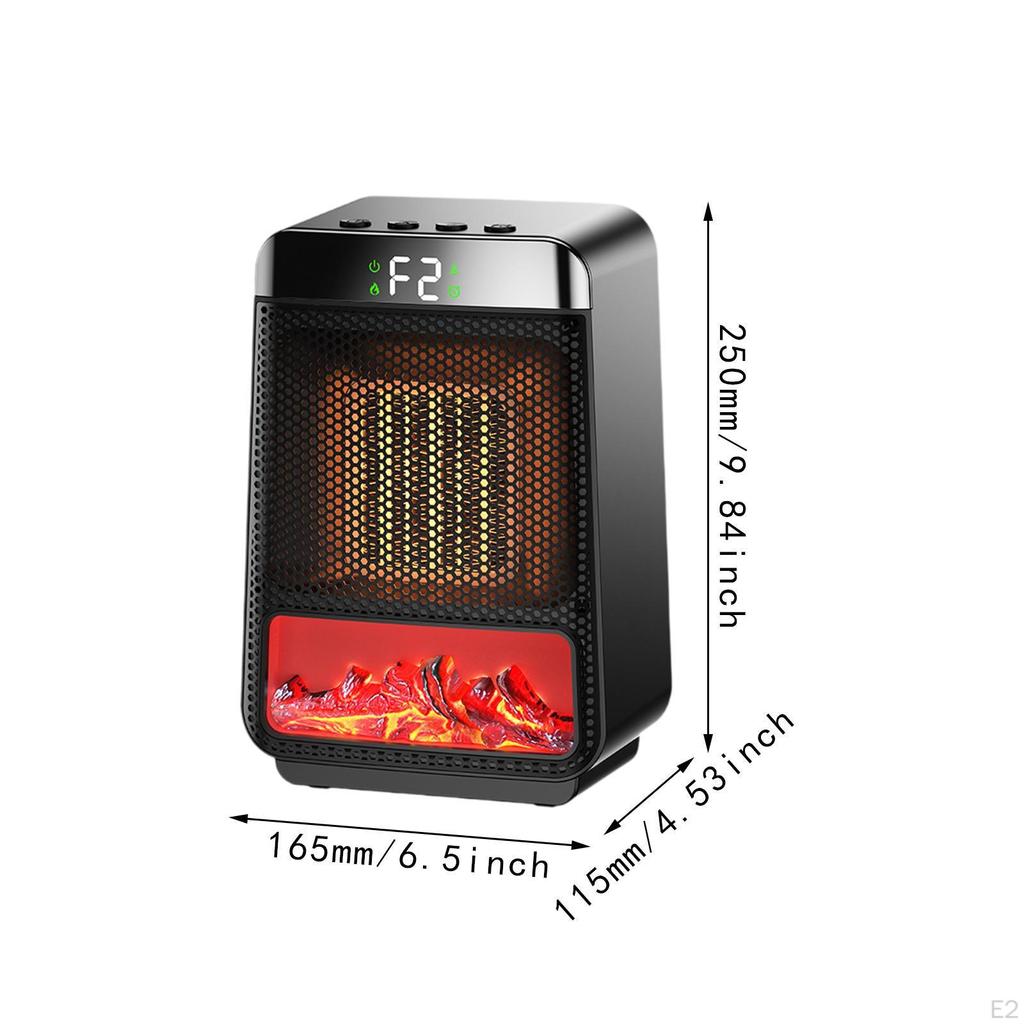 Adaptateur de prise UE créatif pour radiateur de cheminée électrique pour chambre à coucher intérieure et bureau