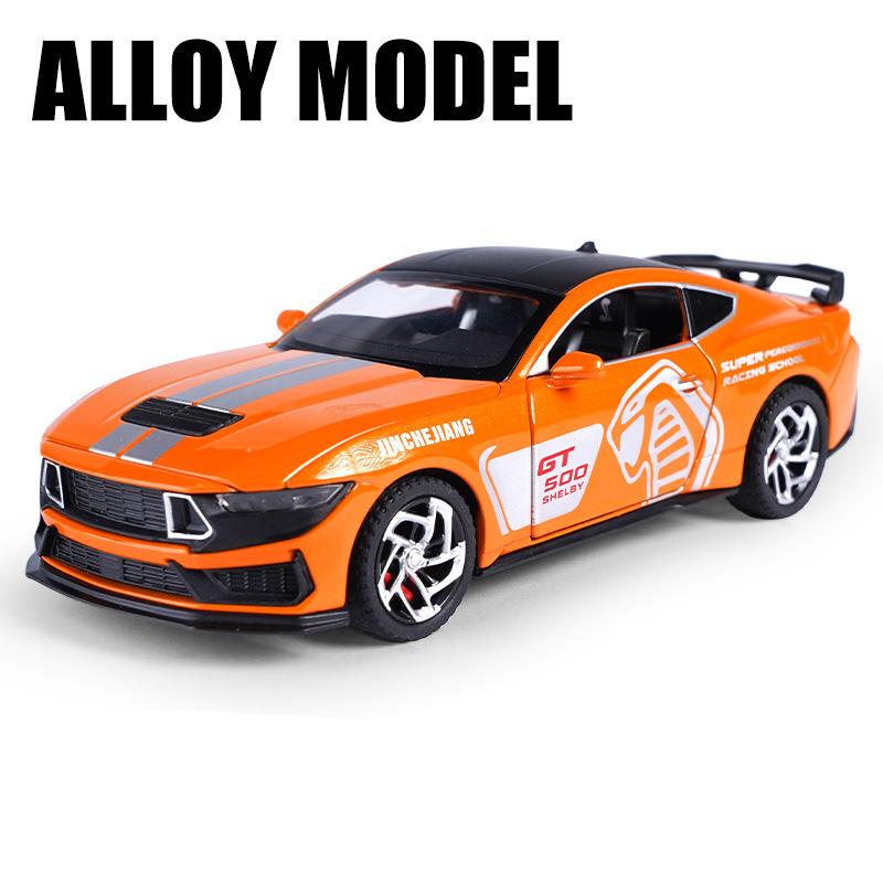 MJTU2 1:32 Ford Mustang Shelby GT500 Alloy Sports Car Model Diecast & Toy Vehicles Metal Car Model Simulation Collection Kids Toy Gift