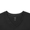 Li Ning Fitness Series T Shirts Women's Black V Neck Moderate ATSW338-4