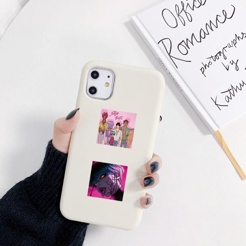 500 Stück/Rolle Anime Kpop Dämonenjäger Cartoon Siegelaufkleber DIY Scrapbooking Laptop Gepäck Aufkleber Dekoration Belohnungsgeschenk