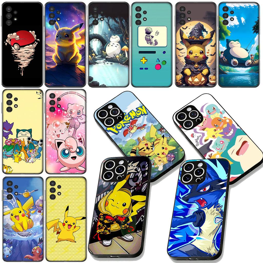 Jigglypuff P-Pikachus P-Pokemons Cover for Apple iPhone 16 17 Air 14 15 Pro Max Plus 16+ 16E 14+ ProMax Casing Coque Case