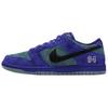 Nike Supreme x Dunk Low SB Ink Unisex Sneakers Purple Iron-Grey Black HQ8487-500