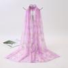 New printed phoenix rose silk scarf women's versatile long beauty yarn scarf beach yarn gift