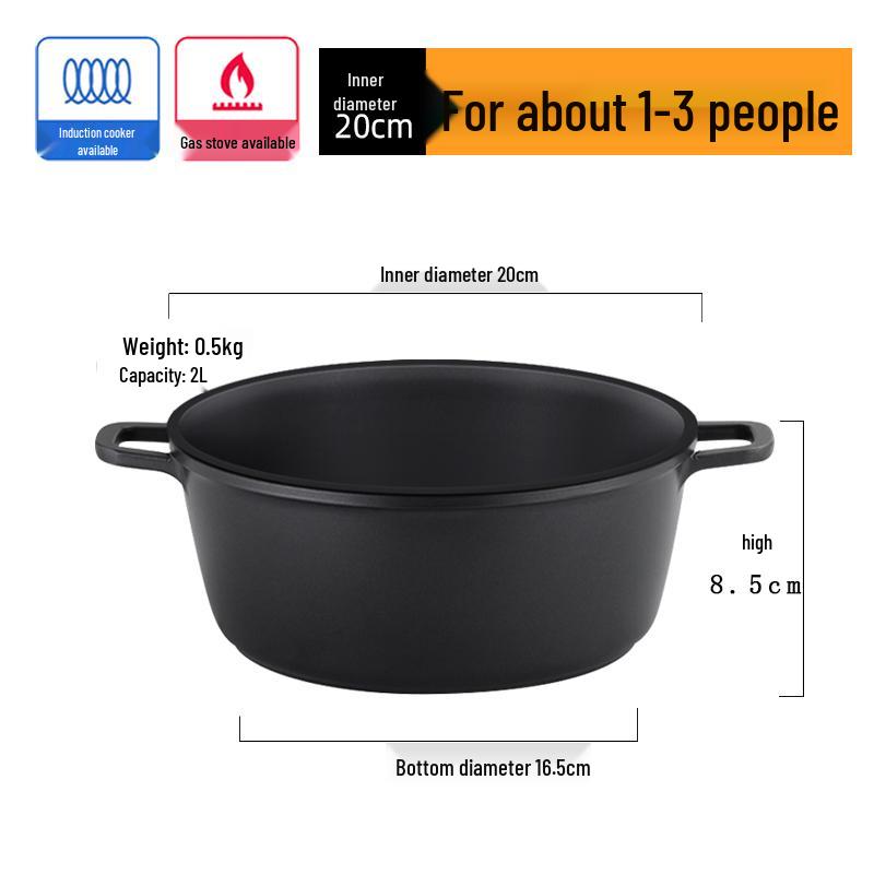 

Commercial Non-Stick Soup & Stewing Pot for Induction Cookers