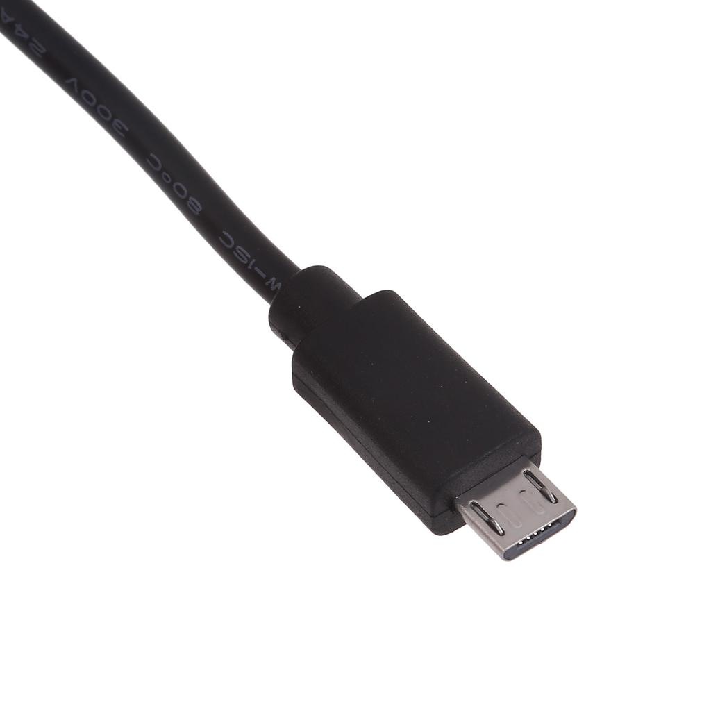 USB To Micro USB Charging Cord with Power Button Control On/Off Suitable for Car Recorder Phone Tablet LED Desk Lamp Fan