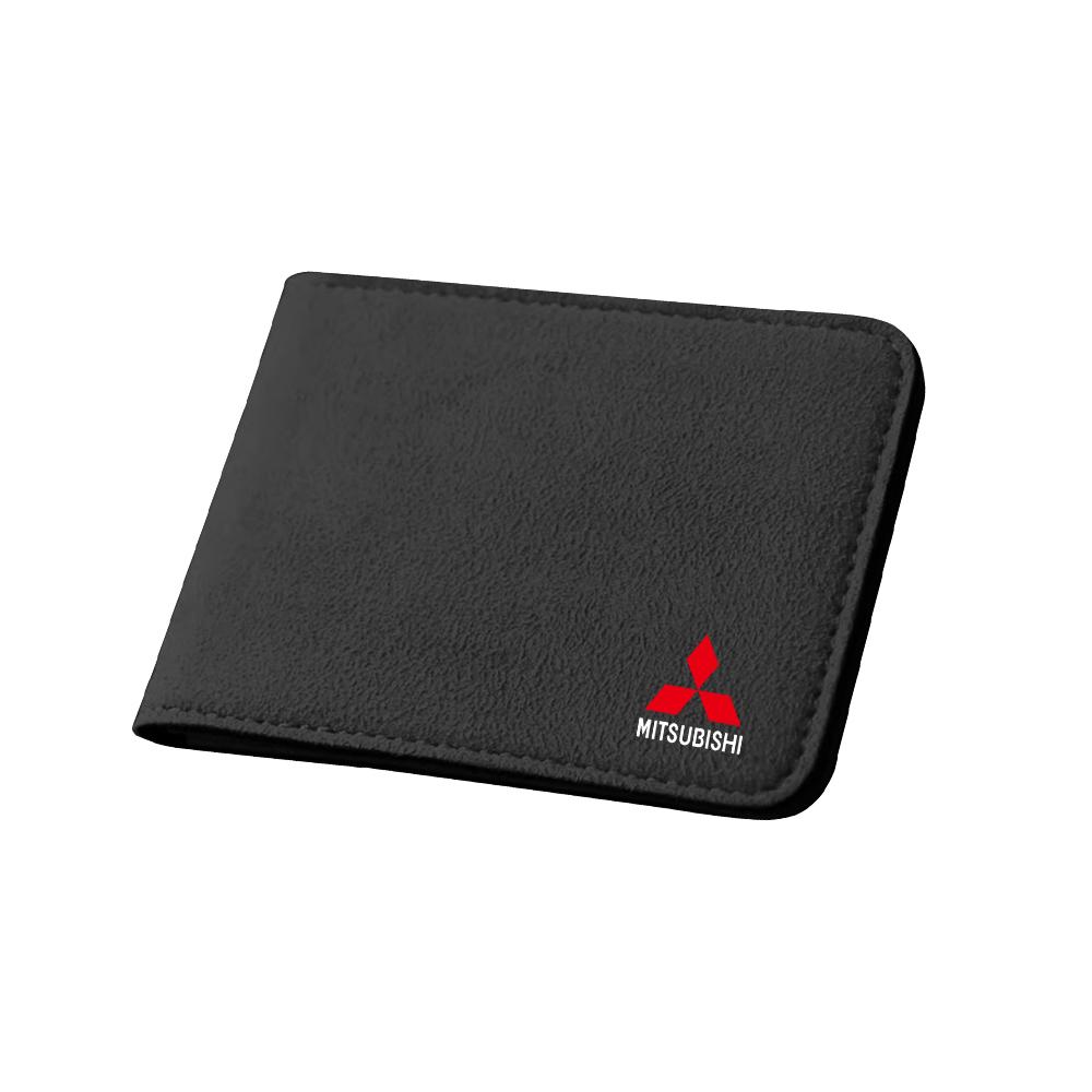 Ultra Thin Driver License Car Leather Wallet Clip For Mitsubishi Pajero Diamante L200 Lancer Galant Mirage RVR Car Accessories