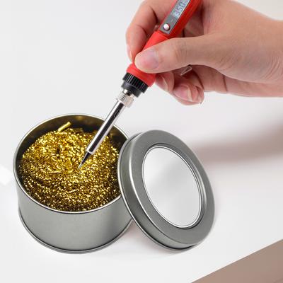 Havya Ucu Temizleyici Kaymaz Havya Ucu Temizleme Teli Topu Kalay Sökücü Havyaları ve Uçları Temizlemek İçin