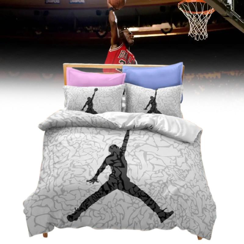 Series Michael Basketball Bedding Duvet Cover Pillow Case Bedroom Set