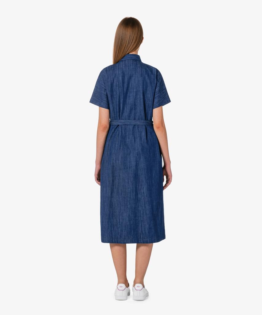 LACOSTE Women'S Belted Short Sleeve Shirt Dress Ef306E-56G 36L