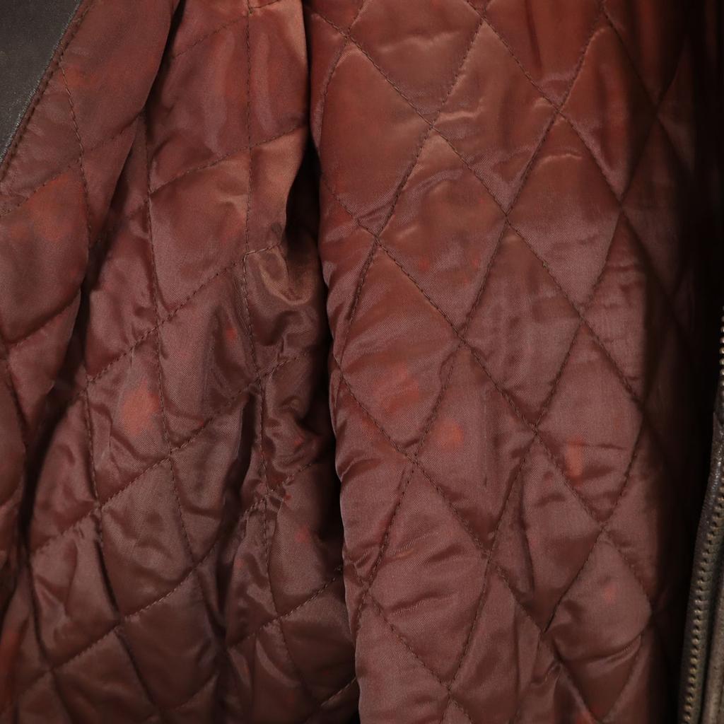 AVIREX 90s Old leather jacket S Brown Blouson Men's Used