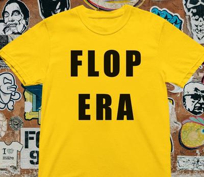 Flop Era T-skjorte - Hi Bald - Meme T-skjorter - Slett den