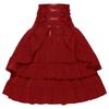 Halloween Renaissance Pirate Skirt Medieval Court Style Irregular Long Dress Party