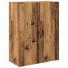 Highboard 2 pcs Reclaimed Wood Wood Based Material