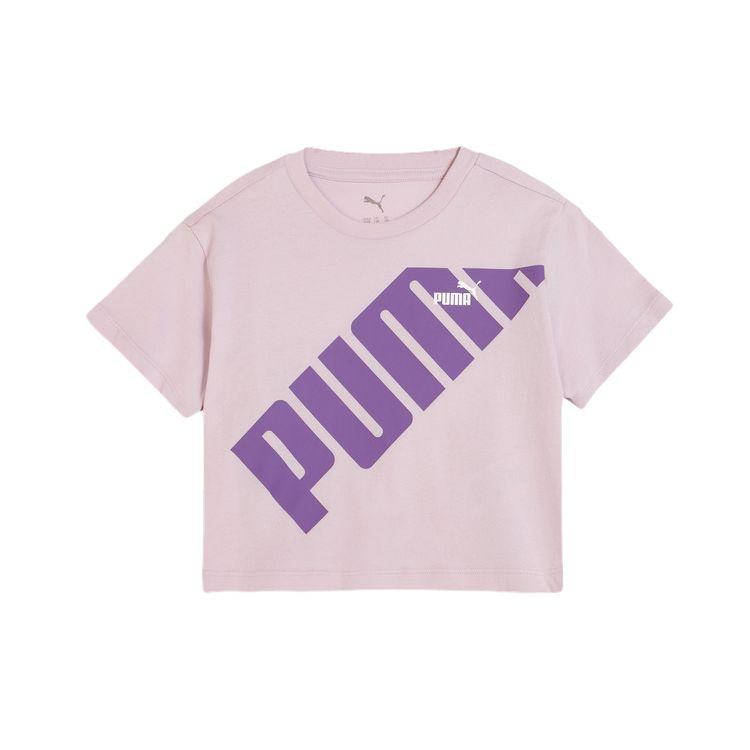 PUMA POWERSHORTS T Shirt Light Purple 60 Teenagers 679853-60 140